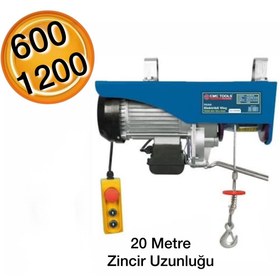 Resim CMC Tools Mini Elektrikli Vinç 600-1200 Kg 