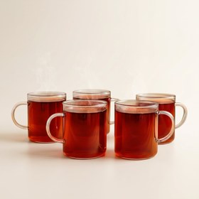 Resim 6'lı Kupa Tea, Çay Bardağı Seti 