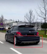 Resim PRİMEAUTOGARAJ Peugeot 207 Arka Tampon Eki Astarlı 