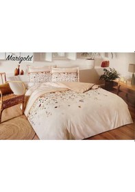 Resim Özdilek Ranforce Çift Kişilik Nevresim Takımı Krem Marigold 