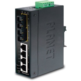 Resim Planet Endüstriyel Tip Yönetilemeyen Ethernet Switch (INDUSTRİAL UNMANAGED ETHERNET SWİTCH) 4-port 10/100ba 