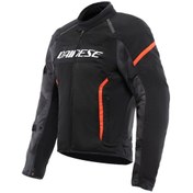 Resim Dainese Air Frame 3 Fluo Motosiklet Mont Kırmızı - Siyah 
