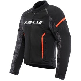 Resim Dainese Air Frame 3 Fluo Motosiklet Mont Kırmızı - Siyah 
