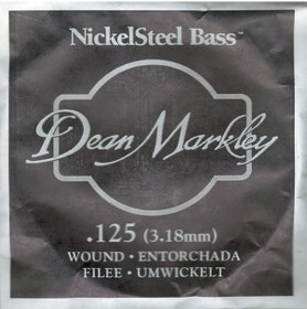 Resim Dean Markley Nickel Steel Bass .125 Bas Gitar Tek Tel 