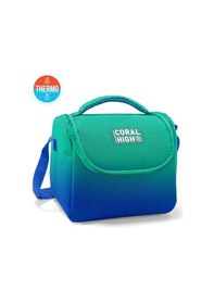 Resim Coral High Kids Yeşil Saks Renk Geçişli Thermo Beslenme Çantası 11875 