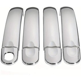 Resim Dashanshop Vw Touran Mk1 2003-2015 4 Kapı Krom Kapı Tutamak Kapağı 