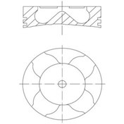 Resim Pıston Segman Std 79.50 Mm Fıat Lınea Jtd 1.6 16v Euro5 2009- 55204145 