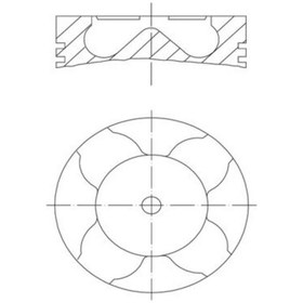Resim Pıston Segman Std 79.50 Mm Fıat Lınea Jtd 1.6 16v Euro5 2009- 55204145 