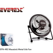 Resim Everest Efn-482 Metal Usb Vantilatör 