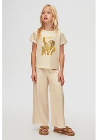 Resim Nk Kids Kız Çocuk Papyrus Pantolon 58318 Krem 