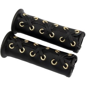 Resim Suntek Magideal Suni Deri Motosiklet Kavrama Titreşim Sönümleme Siyah Kapakları 