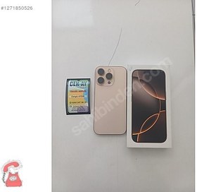 Resim Apple iPhone 16 Pro İkinci El TR | 256 GB | Çöl Titanyum 