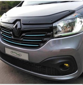 Resim Renault Trafic Ön Kaput Koruma Rüzgarlığı 3Mm Akrilik Abs Parl 