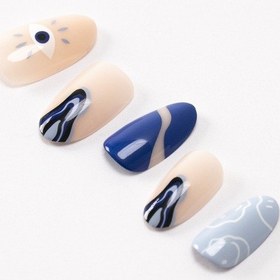 Resim Takma Tırnak Seti & Zararsız Yapıştırıcı Popbeauty10110 