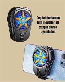 Resim Cep Telefonu Radyatörü Type-c, 2 Vitesli, Sessiz Soğutma Fanı 