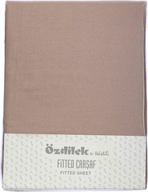 Resim Özdilek Fitted Lastikli Çift Kişilik Çarşaf Seti 160x200 -toprak Toprak 