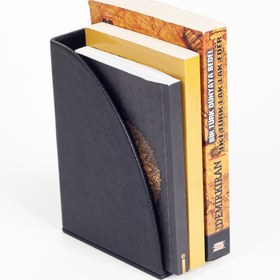 Resim Deri Kitap Tutucu Siyah 