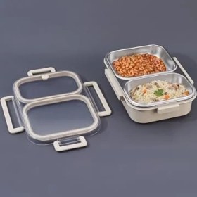 Resim Storemax Bento Dikdörtgen 2 Bölmeli Lunch Box Yemek Termosu 1000 ml 