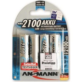 Resim Ansmann Maxe Nimh Pil Mignon 2100 Mah 4 Parçalı Blister 