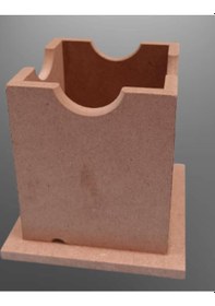 Resim Bengi Ticaret Ahşap Mdf Kare El Yapımı Dekoratif Masaüstü Kalemlik 