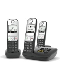 Resim Gigaset A690A Trio 3 Ahizeli Telesekreterli Telsiz Telefon 