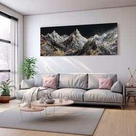 Resim Siyah Dağlar - 200x70 