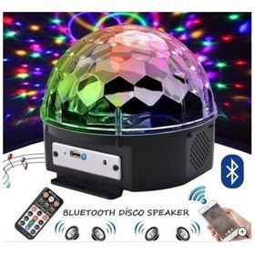 Resim Pazariz Disko Topu Rgb Ledli Bluetooth Hoparlör Sese Duyarlı -Kumandalı 