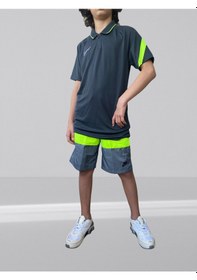Resim Nike Sportswear Unisex Genç Çocuk Renkli Astarlı Dokuma Şort Yeşil 
