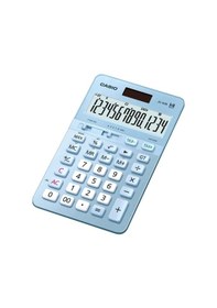 Resim Casio JS-40B-BU Mavi Profesyonel 14 Hane Masa Üstü Hesap Makinesi 