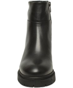 Resim Mammamia D25kb - 8470 - B Kadın Hakiki Deri Günlük Topuklu Bot Siyah Siyah 