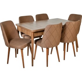 Resim Efe Sd-Vega Kelebek Açılır 6 Kişilik Yemek Masası 