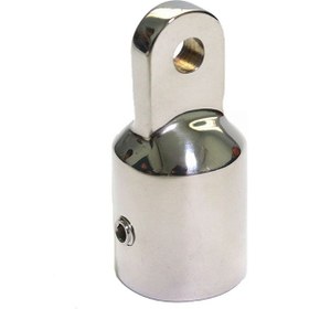 Resim 30mm Sıradan Tek Üst İpek Kayar Kapak 316 Paslanmaz Çelik Yat Rv Tente Aksesuarları 