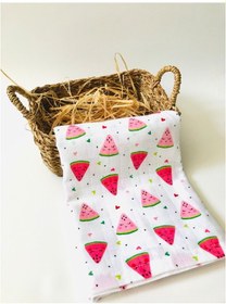 Resim Karpuz Çok Amaçlı Müslin Battaniye 110 X 110 Çok Renkli 