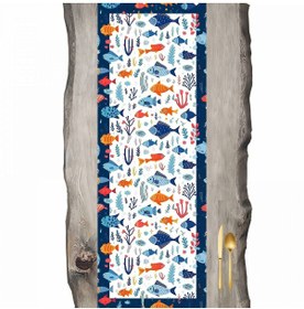 Resim Balıklar Desen Ranır - Runner 