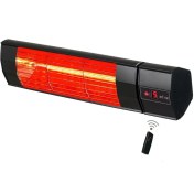 Resim Ardonat 2000 Watt Halogen Black Pro 5 Kademeli Kumandalı- Dış Mekan Isıtıcı Cafe Teras Balkon 