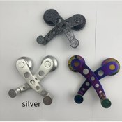 Resim Cloudstore Manuel Araç Cam Kolu - Alüminyum Gümüş Evrensel Siyah Turuncu Dekoratif 