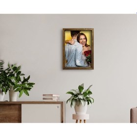 Resim Bk Home Yağlıboya Fotoğraflı Doğal Masif Ahşap Çerçeveli Tablo 45 (551058021) 