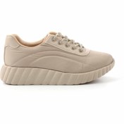 Resim Bambi Bej Kadın Sneaker K01179090067 