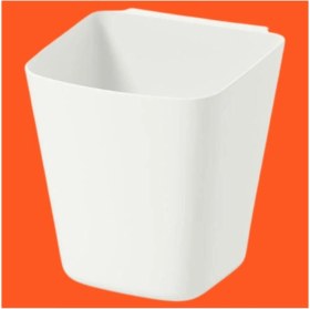 Resim IKEA Sunnersta 12X11 cm Askılı Saksı Kutu Sepet Kaşıklık Beyaz 1 Adet 