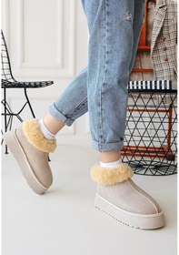 Resim Edali Bej Süet Bot Göründüğü Gibi 