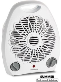 Resim GOLDMASTER SUMMER IN-6125 ISITICI-FAN BEYAZ 