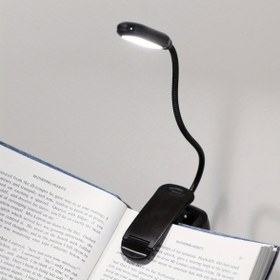Resim 1 adet Ayarlanabilir Kollu ve Klipsli LED Masa Lambası - Pille Çalışan, Düğmeli Kontrollü Masa Lambası, Okuma, Komodin, Ofis, Çalışma Masası için Ergonomik Tasarım - Ev ve Çalışma Alanı için Modern Minimalist Aydınlatma, Yatak için Masa Lambası, Ofis Aydınlatması 