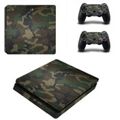 Resim Kamuflaj Playstation 4 Slim Kasa Sticker Kaplama 