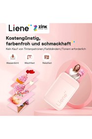 Resim Franco Liene, 2 X 3 Fotoğraf Yazıcısı, 50 Yaprak Çinko Kendinden Yapışkanlı Fotoğraf Kağıdına Sahip 