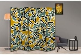 Resim Soyut Temalı Özel Tasarım Paravan Room Divider PRV1160, 180 x 180 