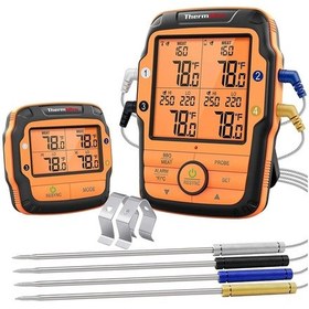 Resim NPO ThermoPro TP27C Alarmlı, Işıklı, Kablosuz 150m Menzilli ve 4 