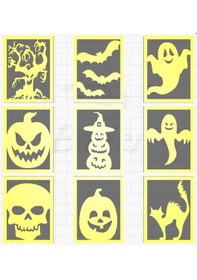 Resim Opencart Fener İçin Cadılar Bayramı Panelleri Sadece Plastik Aparattır 