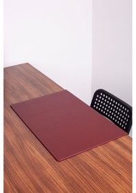Resim Turgut Office Deri Masa Sümeni Bordo Kenar Korumalı 60 x 40 CM 