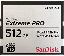 Resim SanDisk Extreme Pro CFast 2.0 Hafıza Kartı, 512 GB - SDCFSP-512G-G46D 