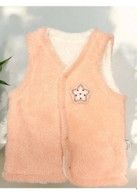 Resim Bebidof Bebek Peluş Yelek-15257 Somon 